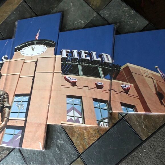 Colorado Rockies Coors Field 5 piece Canvas Set-factory sealed - Picture 4 of 5